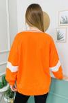 158948 Kapsonlu Baskili Sweatshirt